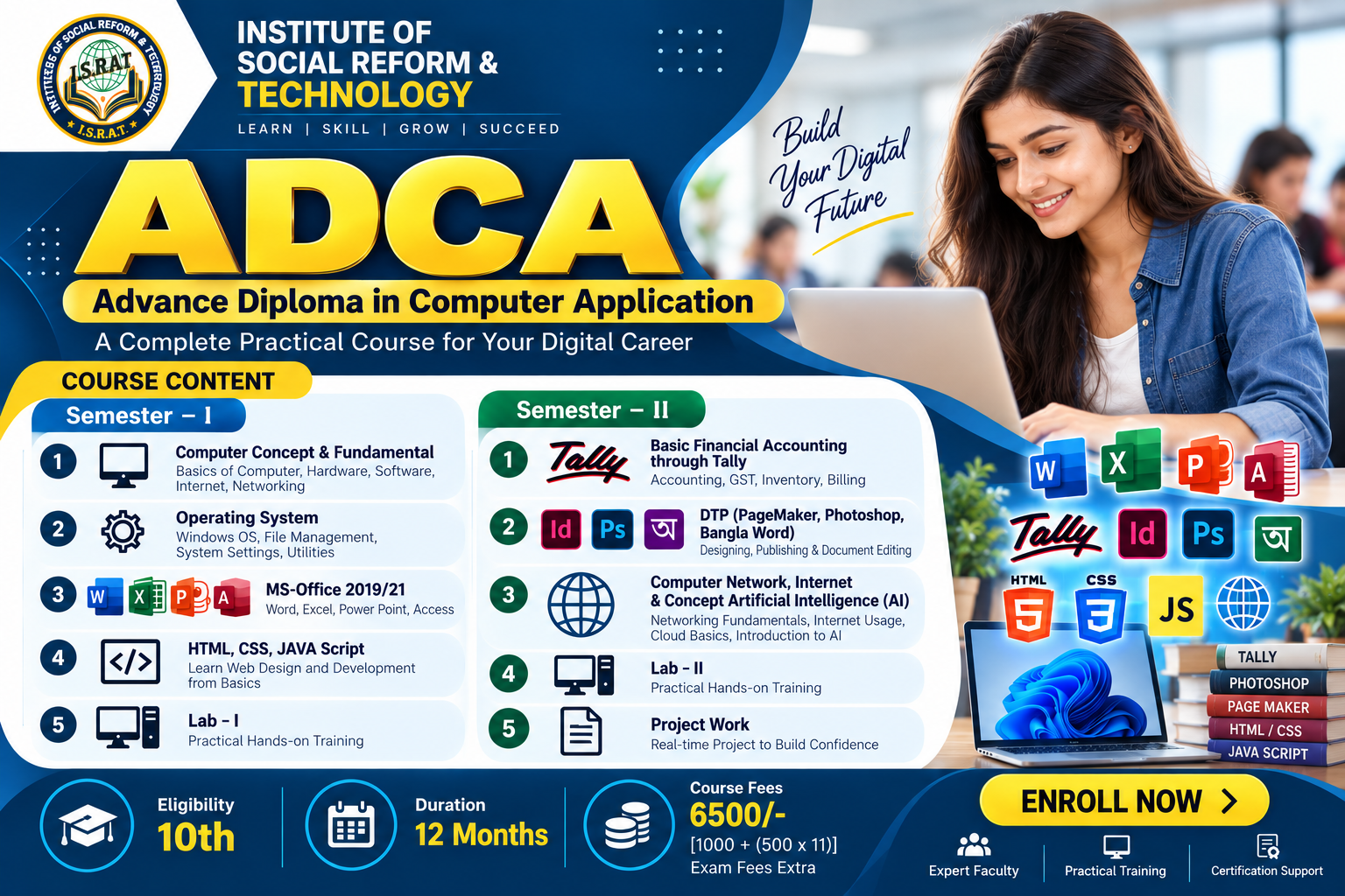 Advance Diploma In Computer Application(ADCA)